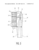 Powered Toothbrush With Rotating Sections diagram and image