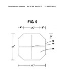 Template kit for scribing openings for electrical junction boxes, box covers, and light fixtures diagram and image