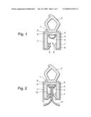 EXTRUSION-MOLDED PRODUCT HAVING A CORE MATERIAL diagram and image