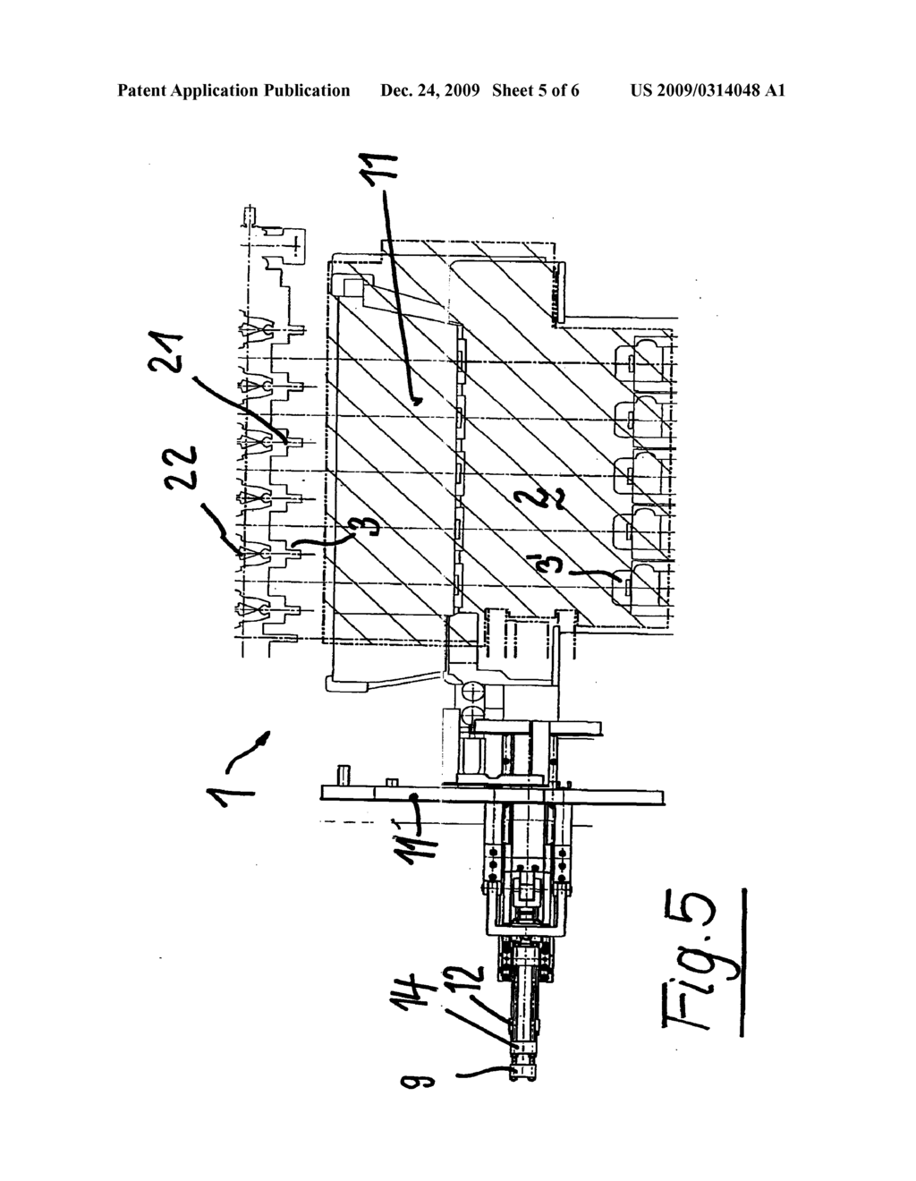 Workpiece deforming press including a safety device - diagram, schematic, and image 06