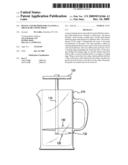 Device and Method for Cleaning a French or Coffee Press diagram and image