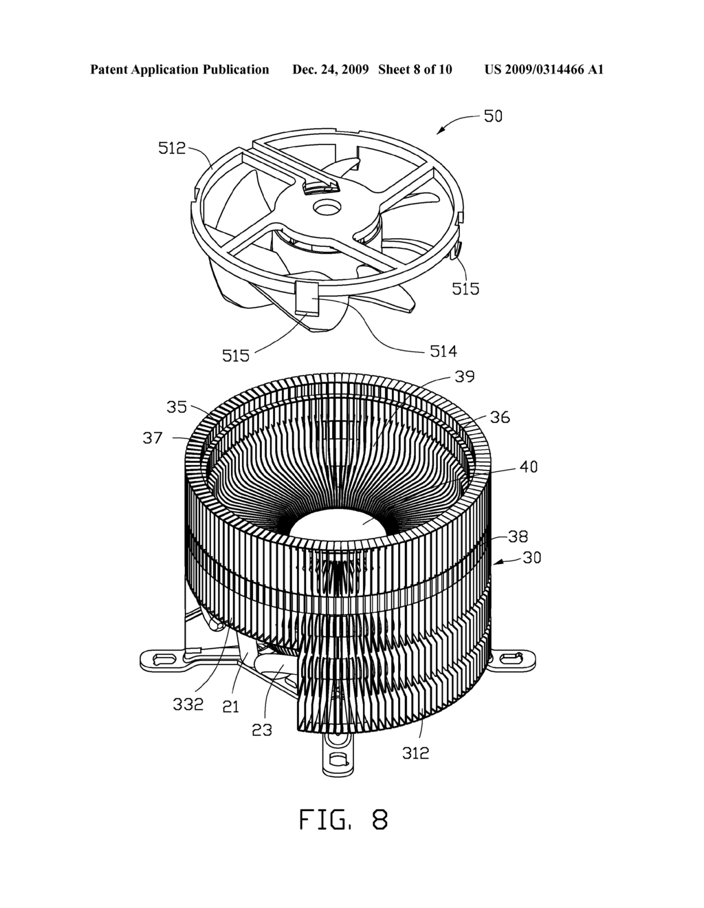 HEAT DISSIPATION APPARATUS HAVING HEAT PIPES INSERTED THEREIN - diagram, schematic, and image 09