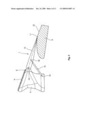 PROCEDURE AND DEVICE FOR IMPROVING THE MANEUVERABILITY OF AN AIRCRAFT DURING THE APPROACH TO LANDING AND FLARE-OUT PHASES diagram and image