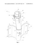 TWO-PART POLE BRACKET diagram and image