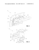 MECHANICALLY ATTACHED LAMINATED SEAMLESS AIRBAG HINGE SYSTEM diagram and image