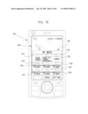 MOBILE TERMINAL CAPABLE OF SENSING PROXIMITY TOUCH diagram and image