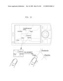 MOBILE TERMINAL CAPABLE OF SENSING PROXIMITY TOUCH diagram and image