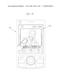 MOBILE TERMINAL CAPABLE OF SENSING PROXIMITY TOUCH diagram and image