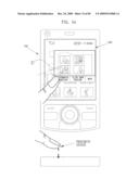 MOBILE TERMINAL CAPABLE OF SENSING PROXIMITY TOUCH diagram and image