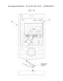 MOBILE TERMINAL CAPABLE OF SENSING PROXIMITY TOUCH diagram and image