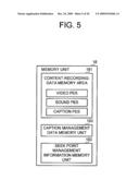 CAPTIONED IMAGE REPRODUCING DEVICE, CAPTIONED IMAGE REPRODUCING METHOD AND PROGRAM diagram and image