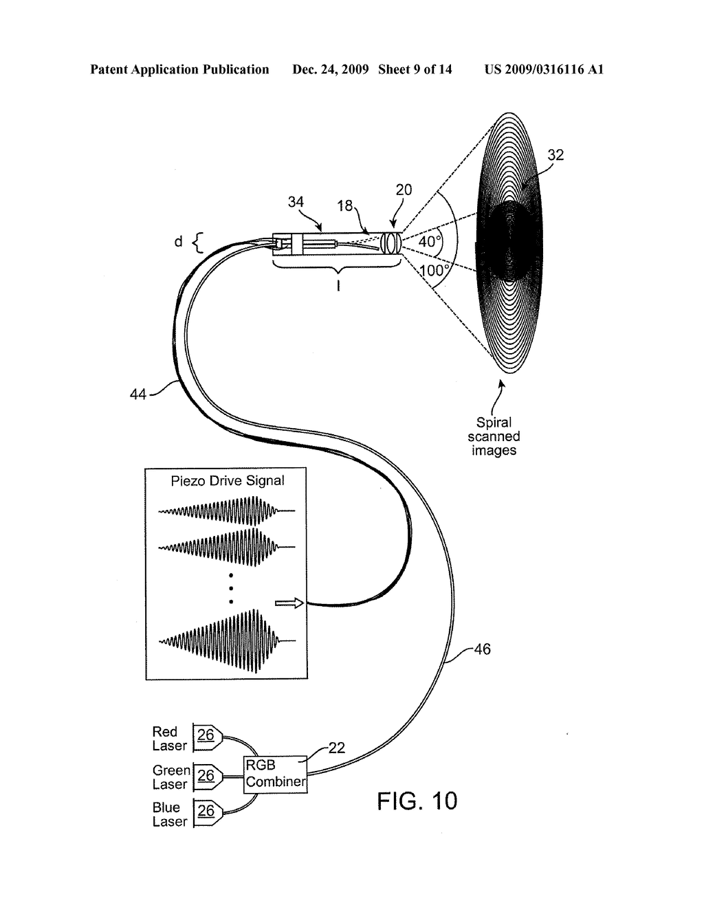 SCANNING LASER PROJECTION DISPLAY FOR SMALL HANDHELD DEVICES - diagram, schematic, and image 10