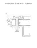 MOUNTING ARRANGEMENT FOR FIXING PRINTED CIRCUIT BOARDS DISPOSED ONE ABOVE THE OTHER IN A HOUSING diagram and image