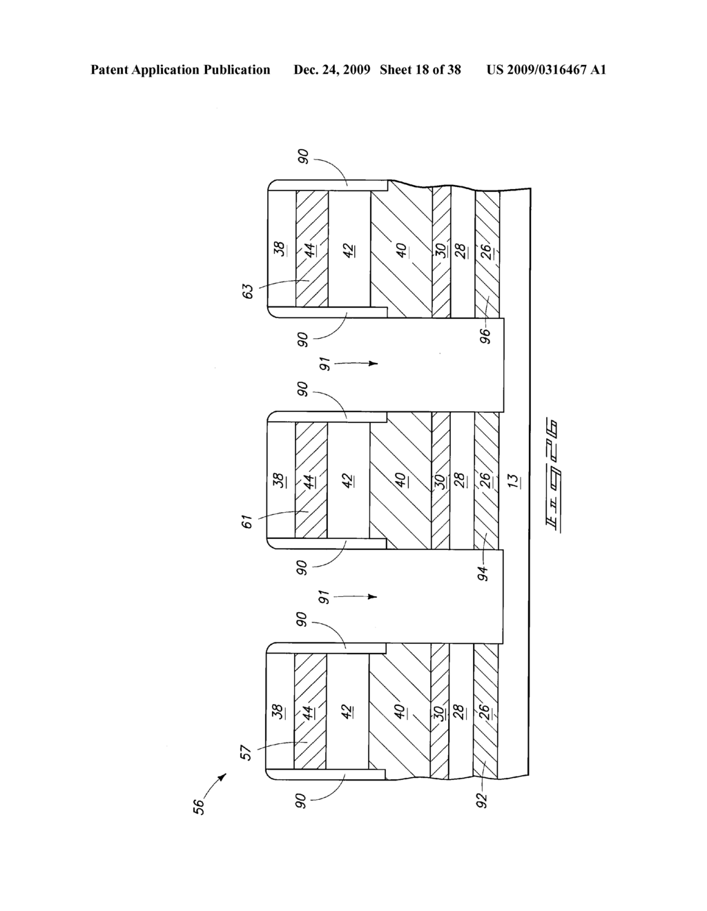 Memory Device Constructions, Memory Cell Forming Methods, and Semiconductor Construction Forming Methods - diagram, schematic, and image 19