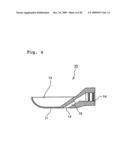 Applicator, and container for application substance diagram and image