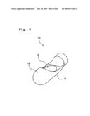 Applicator, and container for application substance diagram and image