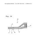 Applicator, and container for application substance diagram and image