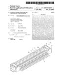 Board-to-board connector for mounting on a circuit board diagram and image