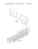 Board-to-board connector for mounting on a circuit board diagram and image