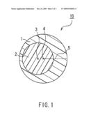 CRIMPING COMPOSITE FIBER AND FIBROUS MASS COMPRISING THE SAME diagram and image