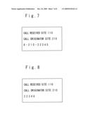 MOBILE TELEPHONE APPARATUS AND CALL RECEPTION HISTORY PRODUCING METHOD USED BY THE SAME diagram and image