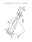 Neoplastic cell destruction device and method utilizing low frequency sound waves to disrupt or displace cellular materials diagram and image