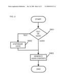 AUDIO CONTENT GENERATION SYSTEM, INFORMATION EXCHANGING SYSTEM, PROGRAM, AUDIO CONTENT GENERATING METHOD, AND INFORMATION EXCHANGING METHOD diagram and image