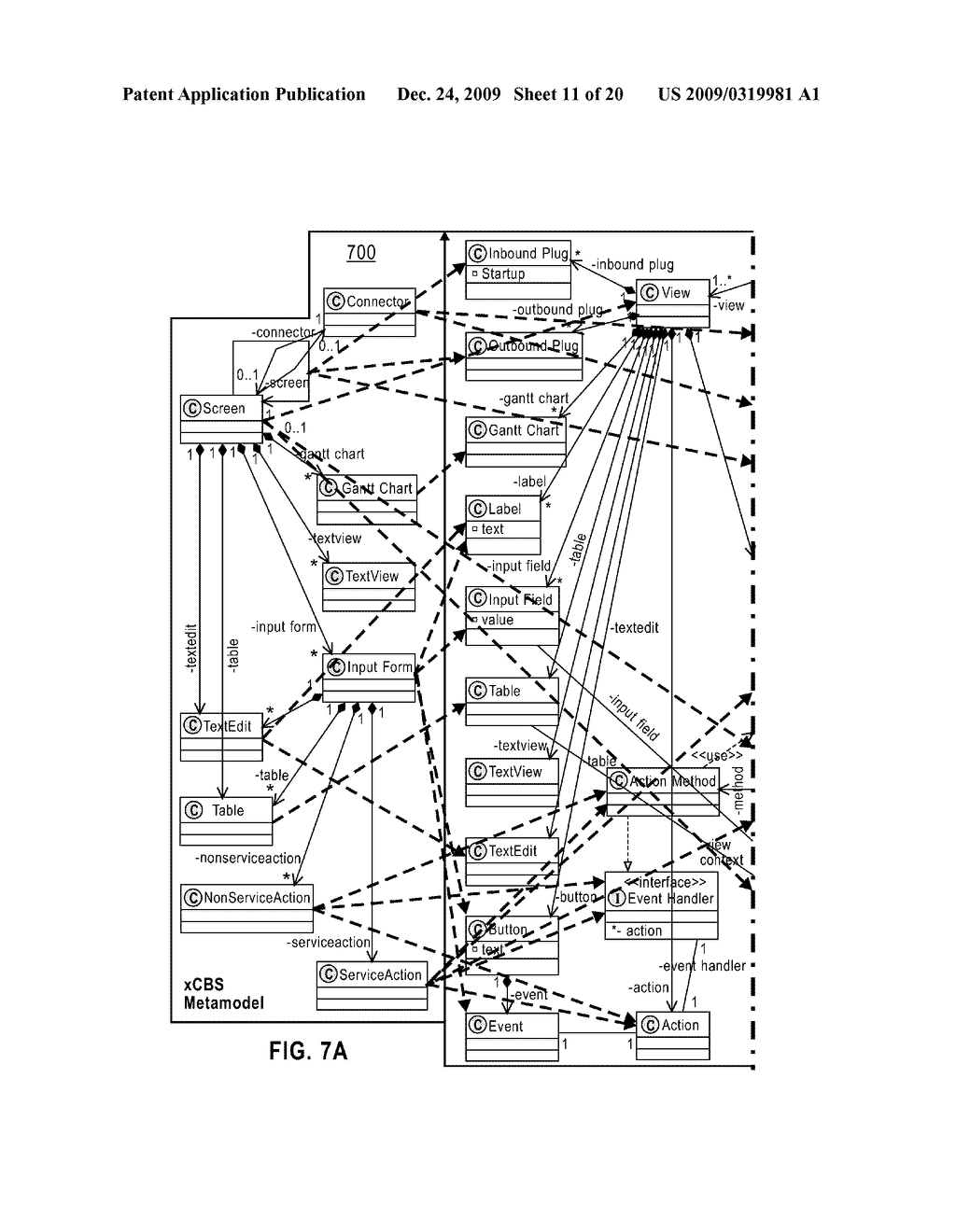 SYSTEM AND METHOD FOR GENERATING IMPLEMENTATION ARTIFACTS FOR CONTEXTUALLY-AWARE BUSINESS APPLICATIONS - diagram, schematic, and image 12