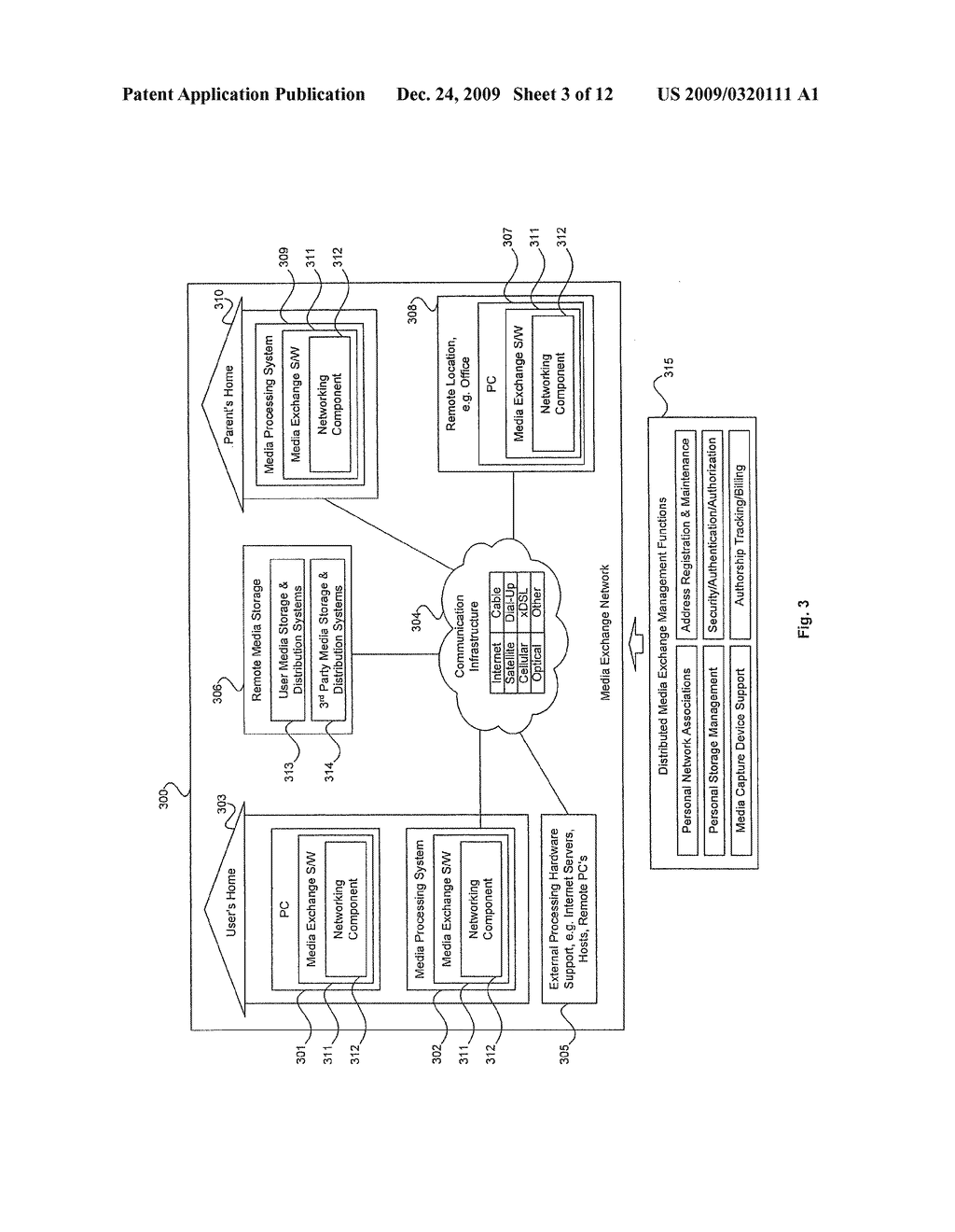 SECURE LEGACY MEDIA PERIPHERAL ASSOCIATION WITH AUTHENTICATION IN A MEDIA EXCHANGE NETWORK - diagram, schematic, and image 04