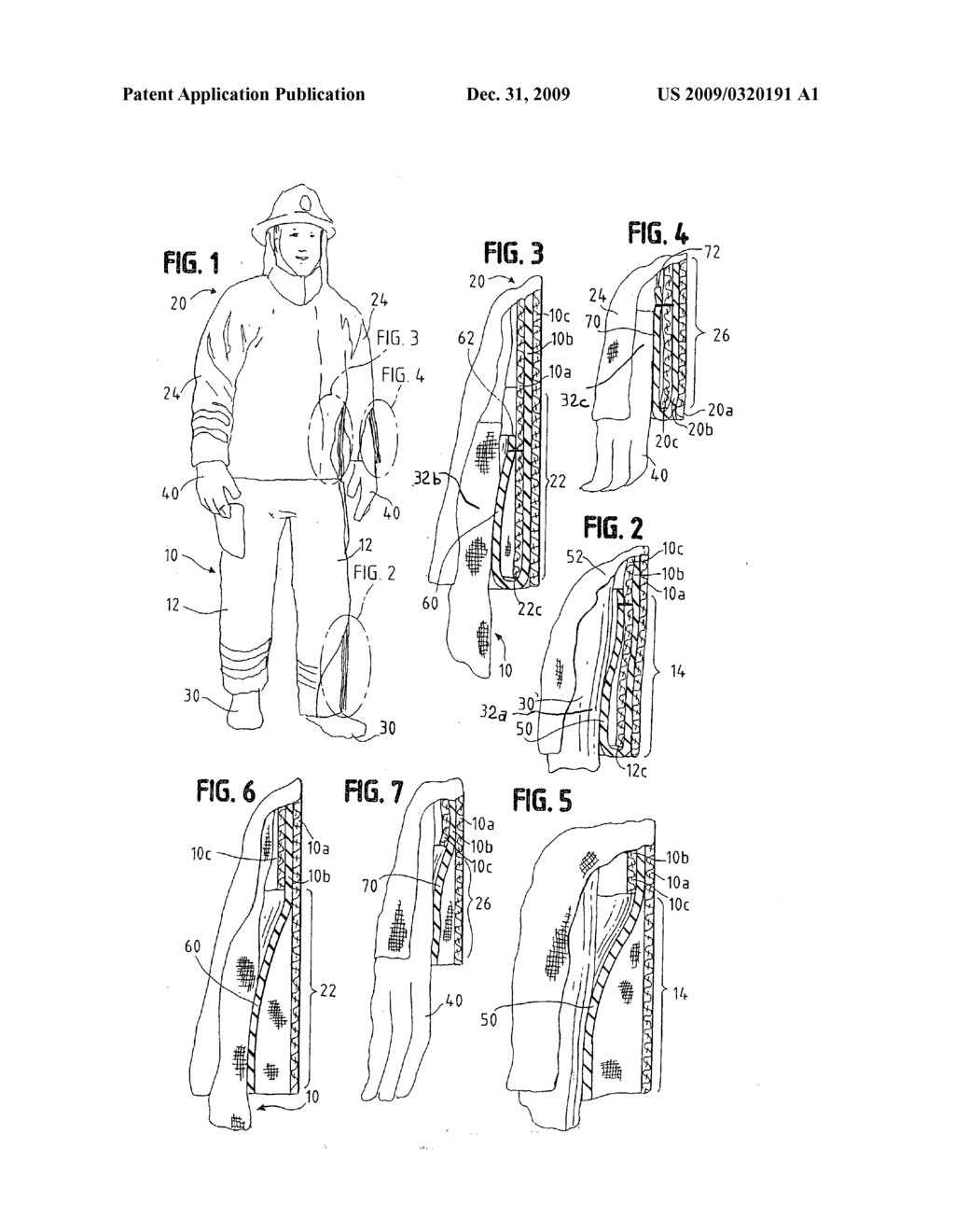 Protective garments having elastomeric gaskets along margins to inhibit ingress of potentially harmful materials - diagram, schematic, and image 02