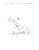 Construction apparatus with pivotable mast diagram and image