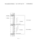 Double-skin and moveable-sunshade facade system diagram and image