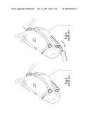 HORSE HALTER WITH CHIN STRAP diagram and image