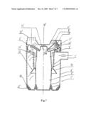 CYCLONE SEPARATING DEVICE OF A CLEANER diagram and image