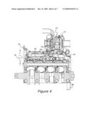 Pedestal Mounted Turbocharger System for Internal Combustion Engine diagram and image