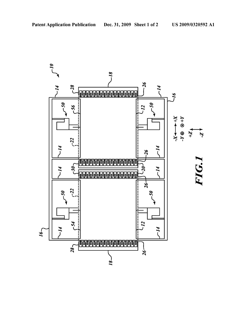 MULTISTAGE PROOF-MASS MOVEMENT DECELERATION WITHIN MEMS STRUCTURES - diagram, schematic, and image 02