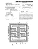 ACCELERATION SENSOR WITH COMB-SHAPED ELECTRODES diagram and image