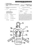 BRAKING DEVICE FOR THE BOOM OF A SAIL BOAT diagram and image