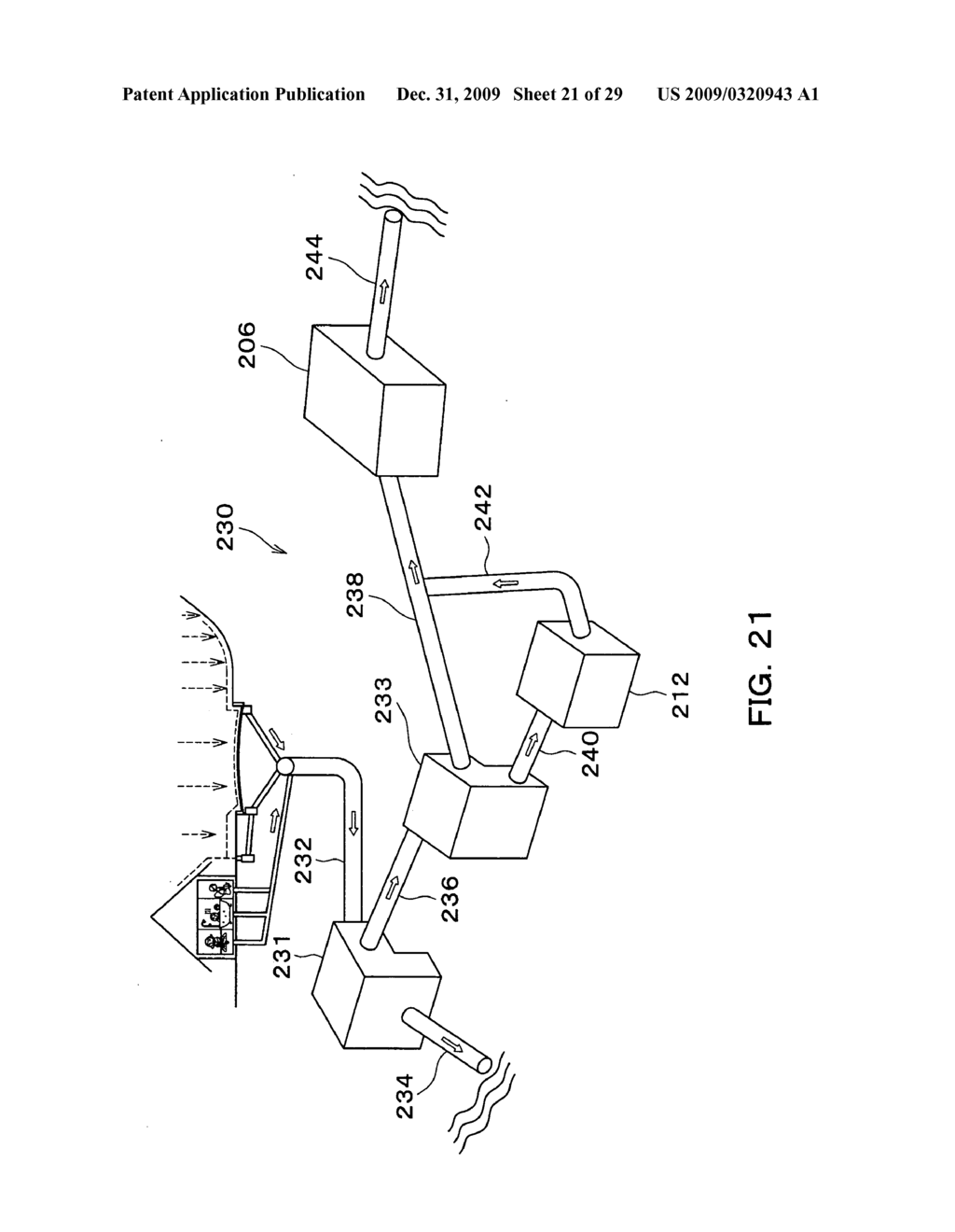 Flowing water splitting apparatus, flowing water splitting method and sewage system - diagram, schematic, and image 22