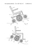 WHEELCHAIR WITH MIDDLE WHEEL DRIVE diagram and image