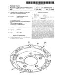 Aerodynamic standoffs to air cool disc type auto brake rotors diagram and image