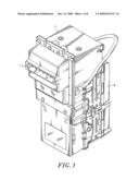 BILL ACCETOR WITH A GATE CONTROL UNIT diagram and image