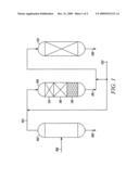 INTEGRATED PROCESS FOR UPGRADING A VAPOR FEED diagram and image