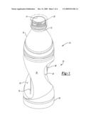 Plastic container having vacuum panels diagram and image