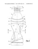 Plastic container having vacuum panels diagram and image