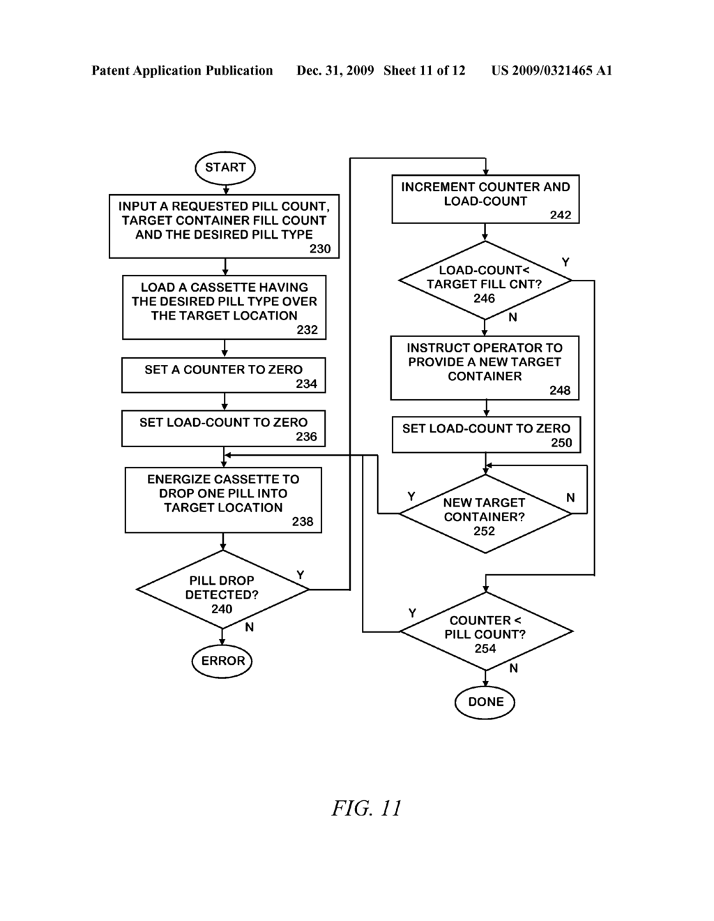 METHOD OF AUTOMATICALLY FILLING PRESCRIPTIONS - diagram, schematic, and image 12