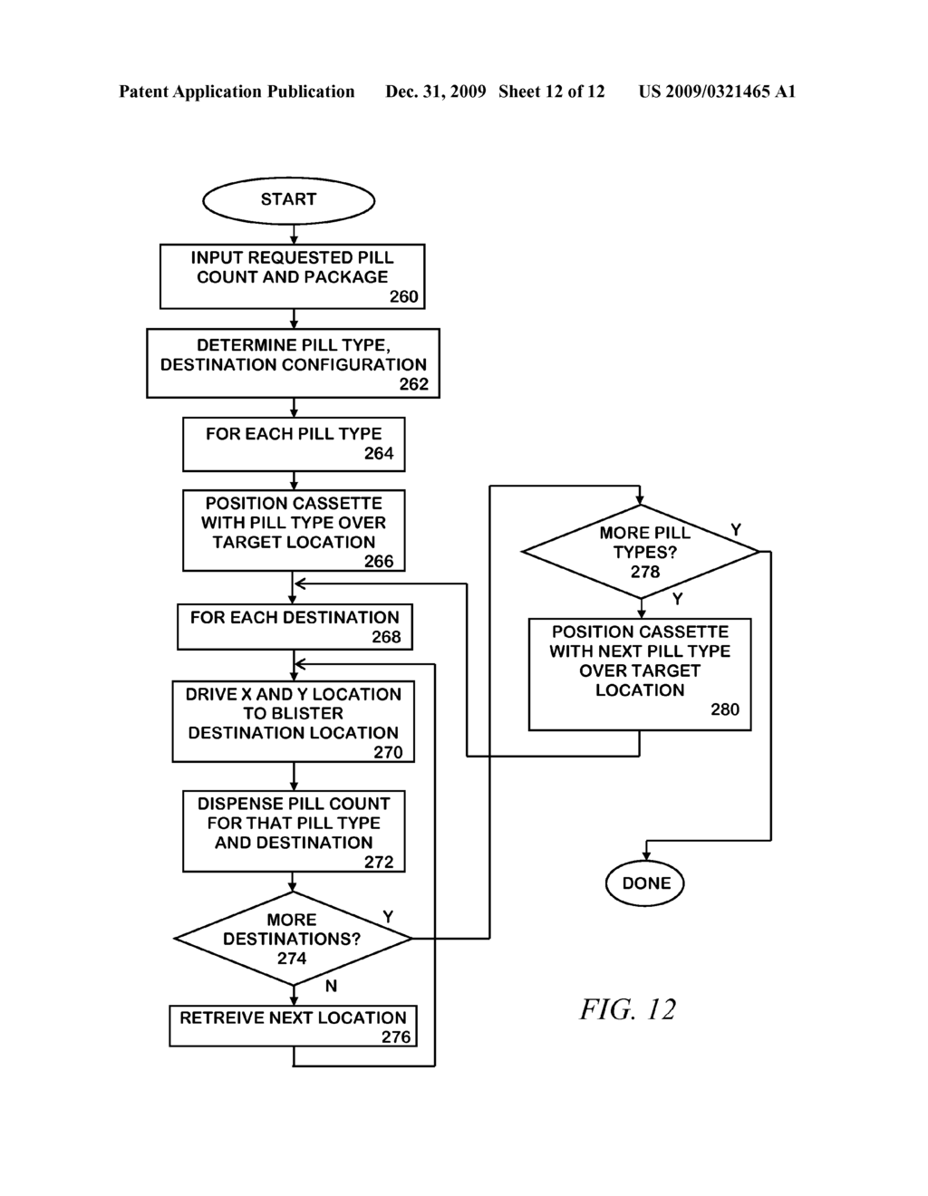 METHOD OF AUTOMATICALLY FILLING PRESCRIPTIONS - diagram, schematic, and image 13