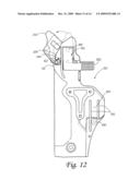 Retention holster having an extended pivot guard diagram and image