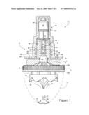 Dual-mode sprinkler head diagram and image