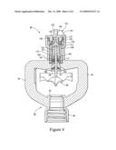 Dual-mode sprinkler head diagram and image